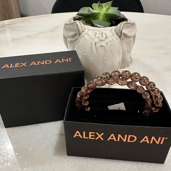 Alex and Ani Golden Beaded Set - Picture 3 of 4